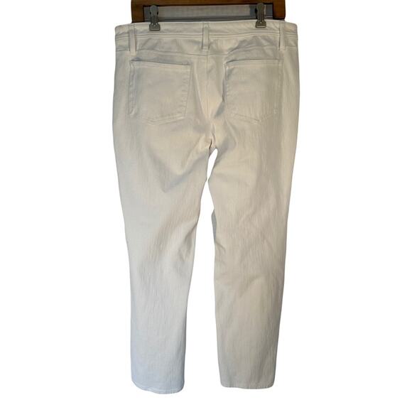 Coldwater creek white ankle pants XL summer cool white excellent condition SFPF - Picture 4 of 9